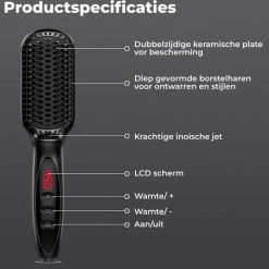 B-care Stijlborstel - Stijl Haar - 3 In 1 - Fohnborstel Roterend - Elektrische Stijlborstel - Straight Brush - Hetelucht Borstel - Warmteborstel - Haarborstel - Haarverzorging - Stijltang - Black Friday ? Sinterklaas ? Schoencadeautjes Sinterklaas -Babyliss Shop 550x522 10