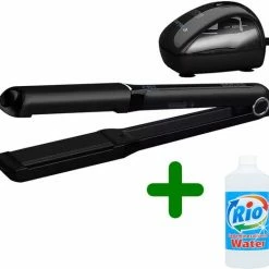 Komex KM-M6 Steamliner/Steampod/Steamjet - Stoomstijltang - Glam Edition + RIO Demiwater