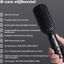 B-care Baard Stijltang - Baardstijler - Voor Ieder Baardtype - Temperatuurregeling - Ergonomische 360° Snoer - Black Friday – Sinterklaas – Schoencadeautjes Sinterklaas 12 B-care Baard Stijltang - Baardstijler - Voor Ieder Baardtype - Temperatuurregeling - Ergonomische 360° Snoer - Black Friday – Sinterklaas – Schoencadeautjes Sinterklaas -Babyliss Shop 550x522 12
