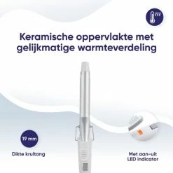 Adler Krultang - Krulborstel - Keramisch - 25W - Opzetstuk - Wit -Babyliss Shop 550x523 35