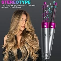 Merkloos Airwrap Krultang - 5 In 1 Multistyler - Trendy Airstyler - Paars -Babyliss Shop 550x524 3