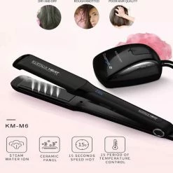 Komex KM-M6 Steamliner/Steampod/Steamjet - Stijltang Met Stoomtechnologie - Stoomstijltang - Glam Edition -Babyliss Shop 550x524 6