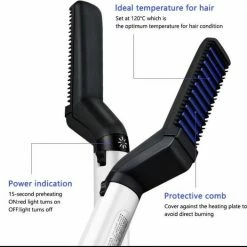 Mm Iz Baard Stijltang - Baard Borstel - Baard Straightener - Baardstyler - Haarverzorging - Voor Dun En Dik Haar - Hot Comb -Babyliss Shop 550x525 8