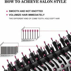 Igoods 3-in-1 F?hnborstel - Keramische Magic Brush - Lang/Kort/Stijl/Krullen - 1000W - Zwart -Babyliss Shop 550x528 11