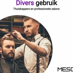 MESC Kappersmantel - Kappersschort - Kapmantel - Kapper - Kapperscape - Haar Knippen Thuis Of Salon - Volwassenen & Kinderen - 140 X 115cm - Zwart Wit Print -Babyliss Shop 550x528 24