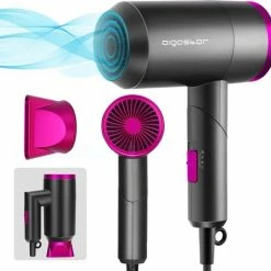 Aigostar Diane 32QYD - Föhn - Inklapbaar Reishaardroger - Reisföhn - Grijs