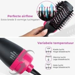 3-in-1 F?hnborstel Van Versteeg - Haardroger - Borstel - Krulborstel - 3 Warmte Standen - Magic Brush - Drogen En Stylen - Keramische Borstel - F?hn - Stijl Borstel - Lang / Kort / Stijl Haar -Babyliss Shop 550x530 14