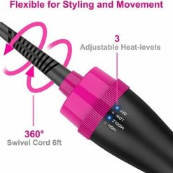 Igoods 3-in-1 F?hnborstel - Keramische Magic Brush - Lang/Kort/Stijl/Krullen - 1000W - Zwart -Babyliss Shop 550x532 8