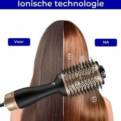 Fohn Borstel 3 In 1 - Keramische Magic Brush Voor Lang / Kort / Stijl / Krullen - 1200W - Zwart Van Zedar -Babyliss Shop 550x533 8
