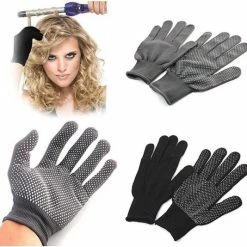 Ardran & Tookar Krultang Handschoenen - Warmte Handschoen Voor Stijltang - Styling Haaraccessoires - Grijs - 1 Paar