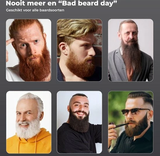 B-care Baard Stijltang - Baardstijler - Voor Ieder Baardtype - Temperatuurregeling - Ergonomische 360° Snoer - Black Friday – Sinterklaas – Schoencadeautjes Sinterklaas 4 B-care Baard Stijltang - Baardstijler - Voor Ieder Baardtype - Temperatuurregeling - Ergonomische 360° Snoer - Black Friday – Sinterklaas – Schoencadeautjes Sinterklaas - Afbeelding 4