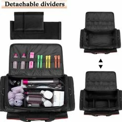 Webe Professionele Kapper-Reistas - Zonder Accessoires - Kapperstas - Kaptas - Voor Kappers / Barbers - Kapper School - Professionele Kwaliteit - Stijlvol - Zwart -Babyliss Shop 550x538 26