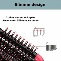 Everything You Want EYW Föhnborstel - 3 In 1 Hot Air Brush - Fohn - Professionele Borstel Haar Drogers - Ronde Borstel - Föhn En Volumizer Styler - Fohn Met Diffuser- Fohnborstels - Goud -Babyliss Shop 550x539 16