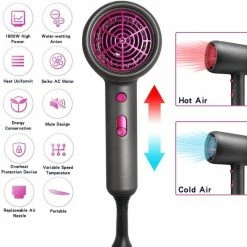 Fuegobird 3 In 1 Professionele F?hn - Negatieve Ionische F?hn - Met Diffuser - 3 Temperatuur - 2 Snelheden -Babyliss Shop 550x539 4