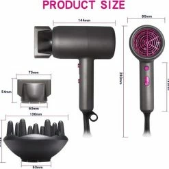 Fuegobird 3 In 1 Professionele F?hn - Negatieve Ionische F?hn - Met Diffuser - 3 Temperatuur - 2 Snelheden -Babyliss Shop 550x539 5