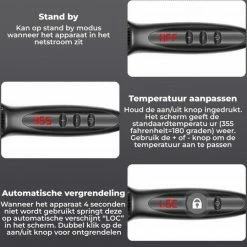 B-care Stijlborstel - Stijl Haar - 3 In 1 - Fohnborstel Roterend - Elektrische Stijlborstel - Straight Brush - Hetelucht Borstel - Warmteborstel - Haarborstel - Haarverzorging - Stijltang - Black Friday ? Sinterklaas ? Schoencadeautjes Sinterklaas -Babyliss Shop 550x539 7