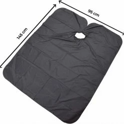Kappersmantel - Saaf Verstelbare Kapmantel - Kappersschort Voor Volwassenen En Kinderen - Zwart - 95x145cm -Babyliss Shop 550x541 18