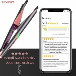 Nisha & Me 2 In 1 Krultang En Stijltang - Automatische Krultang - Stijltang - Keramisch - Voor Alle Haartypes -Babyliss Shop 550x541 19