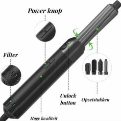 Merkloos Airwrap | Nieuwe Versie V2 | Multistyler | 5 IN 1 SET | Hetelucht F?hn | Airstyler | F?hnborstel | Hetelucht Borstel | Krulborstel | Styling | Hairstyler | -Babyliss Shop 550x541 22