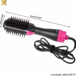 ONE STEP F?hnborstel - Roze - Ronde Borstel - Ronde F?hnborstel - Ronde Borstel Haar - F?hnborstels - Haarf?hn - F?hnborstel Keramisch & Roterend - Haardroger Met Borstel - 3-in-1 Haardroger Met Borstel, F?hn, Krul- En Stijltang -Babyliss Shop 550x543 19