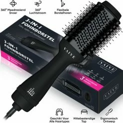 VAIVE Fohnborstel - Fohn En Krulborstel - Krulborstel/fohnborstel - Ronde Borstel - Stijlborstel -Babyliss Shop 550x543 3