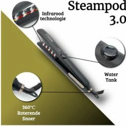 Amba Pro Steampod 3.0 - Stijltang - Krultang - Stijltang Met Stoom - Infrarood Technologie -Babyliss Shop 550x544 10