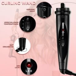 Marilo`s Marilo?s? 6 In 1 Automatische Krultang ? Keramische Coating - Zwart -Babyliss Shop 550x544 14