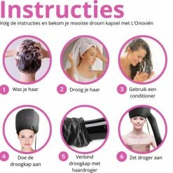 L'Onovién L’Onovién Haardroogkap - Droogkap - Haardroger Met Droogkap - Haardroger - Waterdicht - Inclusief GRATIS Opberg Tasje -Babyliss Shop 550x544 8