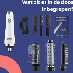 Professionele F?hnborstel Ionische Haardroger Haarf?hn - Wit - 1200W - Lang/Kort/Stijl/Krullen - RAVEG -Babyliss Shop 550x546 11
