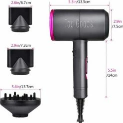 Top Goods - Professionele F?hn Met Diffuser - F?hn - Ionische Haardroger Elektrisch + GRATIS Siliconen Borstel -Babyliss Shop 550x547 14