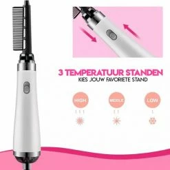 Lotiks 3-in-1 F?hnborstel - Keramische Magic Brush - Lang/Kort/Stijl/Krullen - 750W - Wit -Babyliss Shop 550x547 22