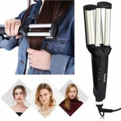 Kemei KM-2022 - Perfecte Krul Tang - Beachy Waves Style Krullen - Keramische Iron Coating -Babyliss Shop 550x548 39
