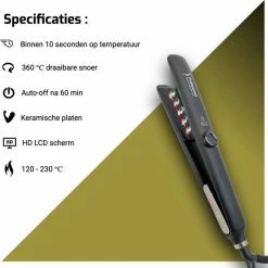 Amba Pro Steampod 3.0 - Stijltang - Krultang - Stijltang Met Stoom - Infrarood Technologie -Babyliss Shop 550x549 17