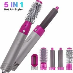 The Hairdoctor Airwrap Krultang 5 In 1 Set - F?hnborstel - Airstyler - Hairwrap - Krultang Met Opzetstukken