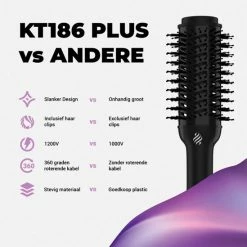Ace & Taylor KT186 Plus - 3 In 1 Keramische F?hnborstel - Krulborstel - Ronde Borstel -Babyliss Shop 550x549 5