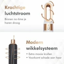 Dryze Airwrap Cr?me White/gold Edition - Inclusief Leren Opbergcase - Krultang - F?hn - F?hnborstel En Stijltang In 1 -Babyliss Shop 550x550 105