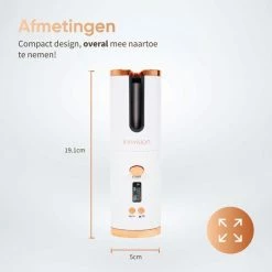 Innovision Innvision Automatische Krultang - Draadloos - Van Beachy Waves Tot Pijpekrul - Zwart -Babyliss Shop 550x550 1076