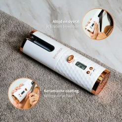 Innovision Innvision Automatische Krultang - Draadloos - Van Beachy Waves Tot Pijpekrul - Zwart -Babyliss Shop 550x550 1080