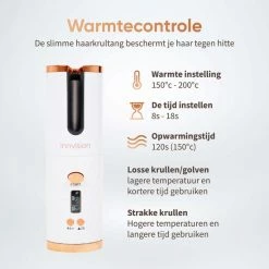 Innovision Innvision Automatische Krultang - Draadloos - Van Beachy Waves Tot Pijpekrul - Zwart -Babyliss Shop 550x550 1081