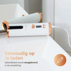 Innovision Innvision Automatische Krultang - Draadloos - Van Beachy Waves Tot Pijpekrul - Zwart -Babyliss Shop 550x550 1085
