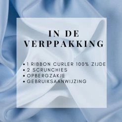 NOIRIEUX? Heatless Curls - Heatless Haarkruller - Zijde Haarkruller - Heatless Curling Ribbon Silk ? Blauw -Babyliss Shop 550x550 1109