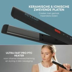Revamp Progloss Touch Digital Stijltang - Stijltang Met Hittebescherming - Zwevende Keramische Platen -Babyliss Shop 550x550 1123