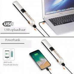 PH Goods? - Draadloze Mini Stijltang - Draadloos - Draagbaar - Oplaadbaar - Inclusief 2600mAh Powerbank Functie - Kleine Haar Stijltang - Hairstyler - Wit -Babyliss Shop 550x550 1133