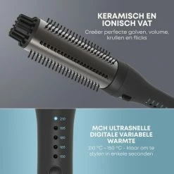 Revamp Progloss Keramische Krulborstel - 38 Mm Warmteborstel - 5 Warmtestanden - Met Intrekbare Borstelharen -Babyliss Shop 550x550 1162