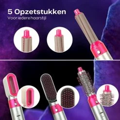 Viptiek - Hairwrap - F?hnborstel - Multistyler - Airwrap Krultang - Automatische Krultang - 5 In 1 Multistyler - Krulborstel - Borstel F?hn - Wafeltang -Babyliss Shop 550x550 1181