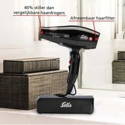 Solis Silent & Power 449 F?hn - Ionische Haardroger - Zwart -Babyliss Shop 550x550 1224