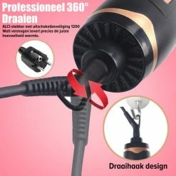 Marilo`s Marilo?s 3 In 1 F?hnborstel - Krulborstel - Stijlborstel - Goud/Zwart -Babyliss Shop 550x550 1245