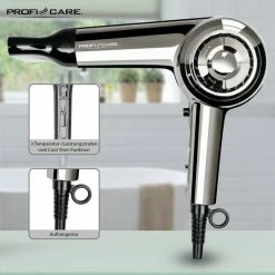 Clatronic ProfiCare HT 3033 Retro Professionele Haardroger Chroom -Babyliss Shop 550x550 1265