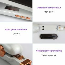 Confidance - Steampod ? Steampod 3.0 - Stoomstijltang - Stijltang - Wit -Babyliss Shop 550x550 1301