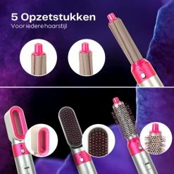 QLAY? Airwrap - 5 In 1 Set - Hairwrap - Krulborstel - Hete Lucht F?hn - Airwrap - Styler - Warmteborstel - Vernieuwde Airwrap - Augustus 2022 Editie | Wafeltang 11 QLAY? Airwrap - 5 In 1 Set - Hairwrap - Krulborstel - Hete Lucht F?hn - Airwrap - Styler - Warmteborstel - Vernieuwde Airwrap - Augustus 2022 Editie | Wafeltang -Babyliss Shop 550x550 134